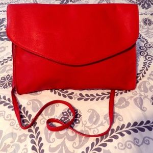XX1 WOMEN'S ENVELOPE RED CLUTCH